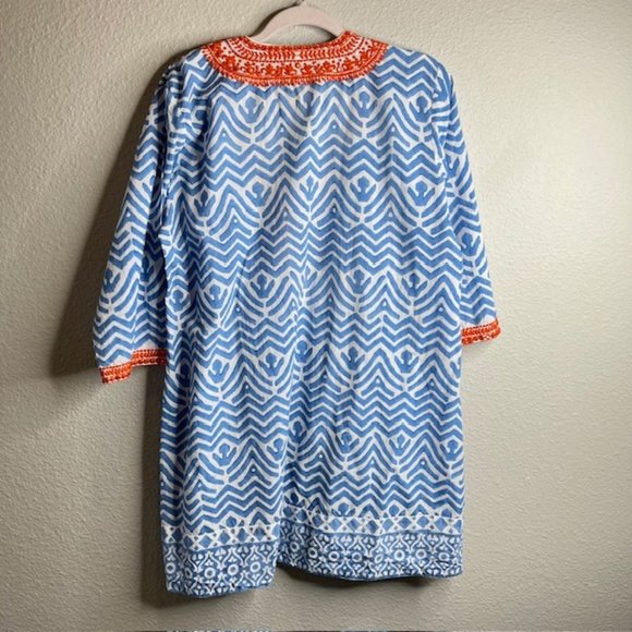 Bella Tu by Gopi Vaid  Size 16 Rhinestone Embroidered Boho Dress - Picture 2 of 13